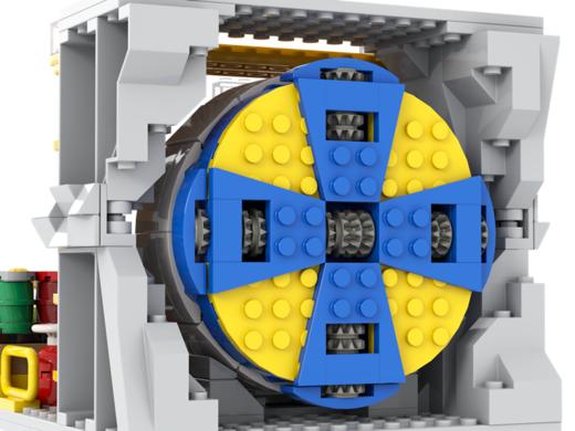 羊角盾构机工场双层积木 商品图8