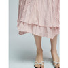 初棉双层雪纺半身裙363617019 | 质地轻盈柔软、舒适不闷、版型合身、展现优雅曲线、后中长设计显高显瘦、多尺码可选、日常通勤百搭 商品缩略图3