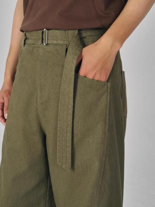 共和GongheRepub/GH24029/弧线撞色分割休闲长裤 商品图2