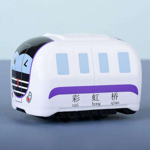 彩虹桥站限定版Q版列车模型＆导向标识摆件 商品图1