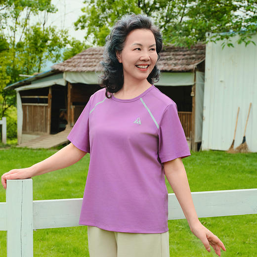 【长轻优选】足力健冰丝速干妈妈衫24217/18 商品图1