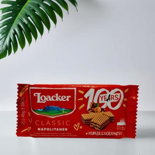 莱家榛子味夹心威化饼干 45g/包 商品图0