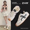 ZHR则则头层猪皮透气软底阿甘鞋女春秋款多巴胺德训鞋百搭休闲鞋 商品缩略图8