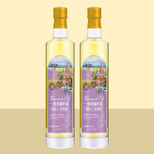 卡尔维娅有机亚麻籽油（典雅）简装礼盒500ML*2【LXGWZQ1.0】 商品图3