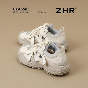 ZHR则则网面镂空透气老爹鞋女夏季厚底增高休闲鞋户外登山运动鞋