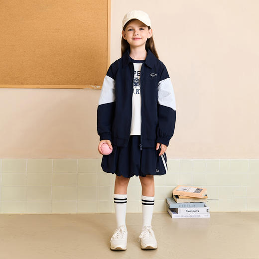 马克珍妮女童时尚有型花苞半裙2025年秋装新款551397 商品图2