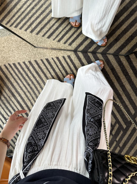 丝巾裤子 商品图0