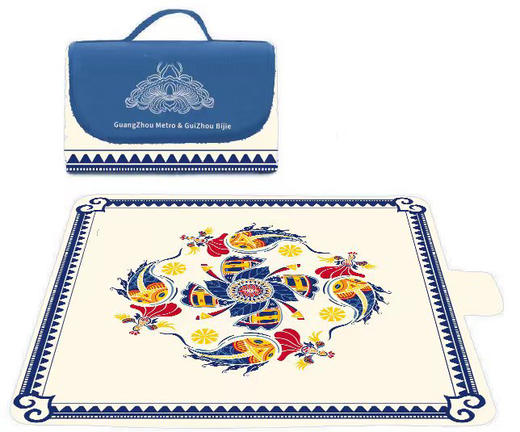 蜡染多功能野餐垫 商品图0