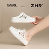 ZHR则则镂空透气包头半拖鞋女夏季小白鞋软底小白鞋半拖鞋女外穿 商品缩略图9