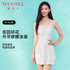【商场同款】熳洁儿 女士夏季泳衣吊带连体裙泳衣甜美碎花显瘦25206308 商品缩略图0