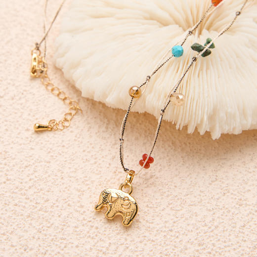 热卖【下单任意2件送虎眼石合金项链】Manreya玛芮雅“度假”首饰系列丨精选淡水珍珠耳夹礼盒、多巴胺手链项链、花瓣耳钉项链组合 商品图3