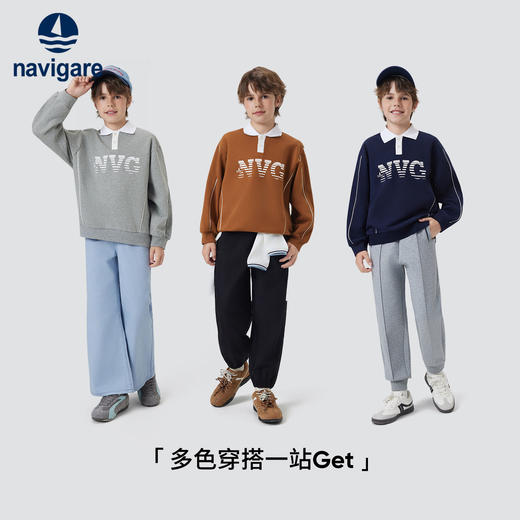 【纳维凯尔】【120-165】Navigare意大利小帆船男童春秋款卫衣 商品图7