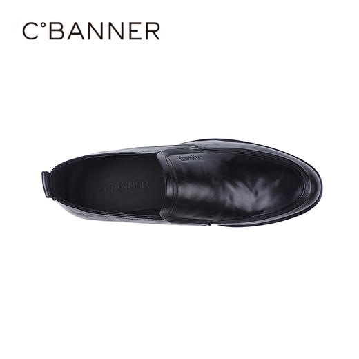 4楼千百度2025秋季男单鞋防滑橡胶底真皮鞋垫商务正装A25425803 商品图2