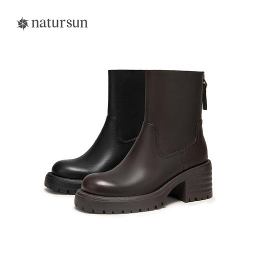 2楼natursun24冬季新品骑士靴N24530202 商品图4