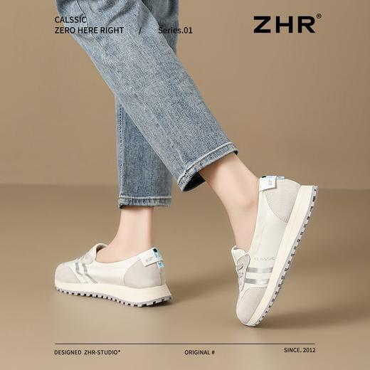 ZHR则则浅口德训鞋女2025春秋新款超软透气阿甘鞋轻便防滑休闲鞋 商品图3