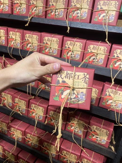 【门店同款】成都茶叶，熊猫包装（茉莉飘雪，黑苦荞茶，成都红茶，蒙顶甘露） 商品图3