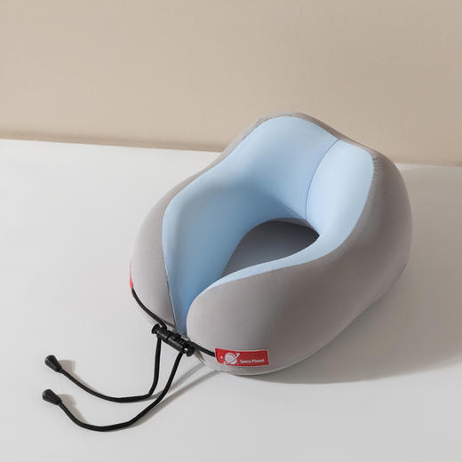 【品牌直发】加倍生活 凉感U型枕记忆枕 收纳盒款 便携冰丝护颈枕差旅护颈枕头午睡枕礼盒-双拼色系列 商品图2