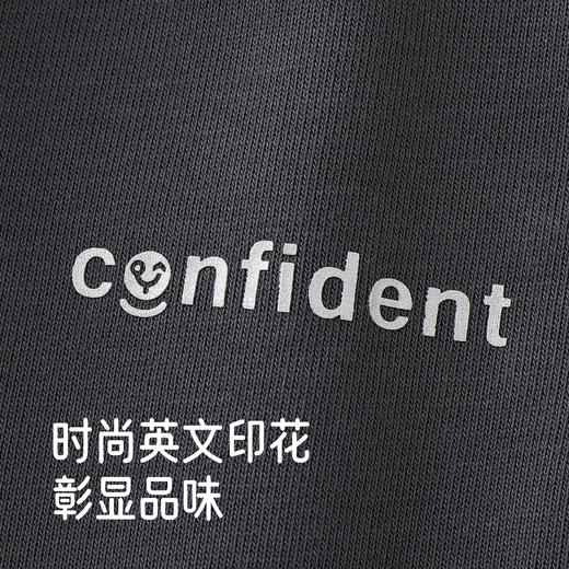 英氏儿童裤子春秋新款百搭男童潮流长裤束脚卫裤运动中大童休闲裤 商品图3