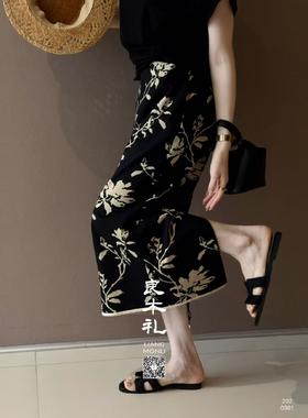 轻奢主义——印花半裙