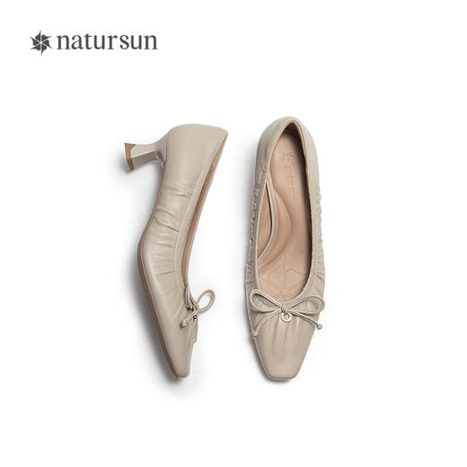2楼natursun 25年秋季新品 时装单鞋 N25424340 商品图3