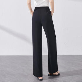 【夏日凉感神裤】逸阳夏新薄款高腰休闲小个子九分阔腿裤6371