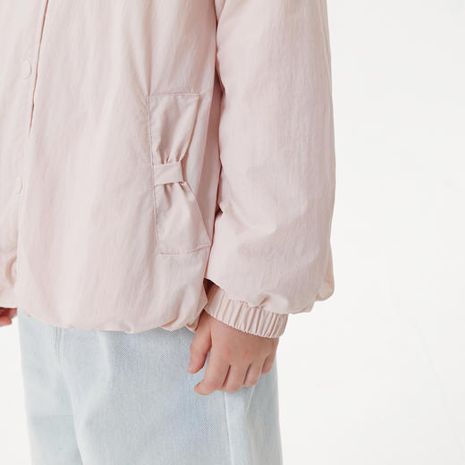 马克珍妮女童可爱猫咪花边帽夹棉外套2025年秋冬新款551573 商品图4