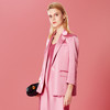 EITIE爱特爱时尚粉色通勤干练气质收腰显瘦西装外套秋季新款7903608 商品缩略图2