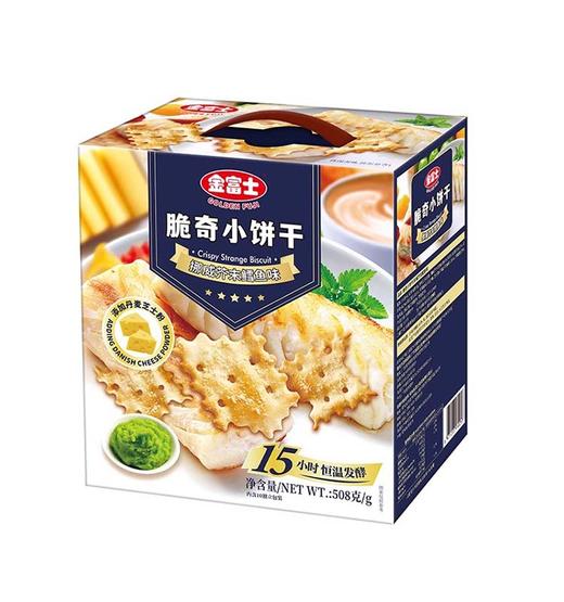 金富士脆奇小饼干（挪威芥末鳕鱼味）508g 商品图0