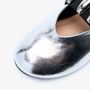 西遇平底单鞋女新款秋季小众设计感复古圆头软底银色玛丽珍鞋V1656915 商品缩略图5