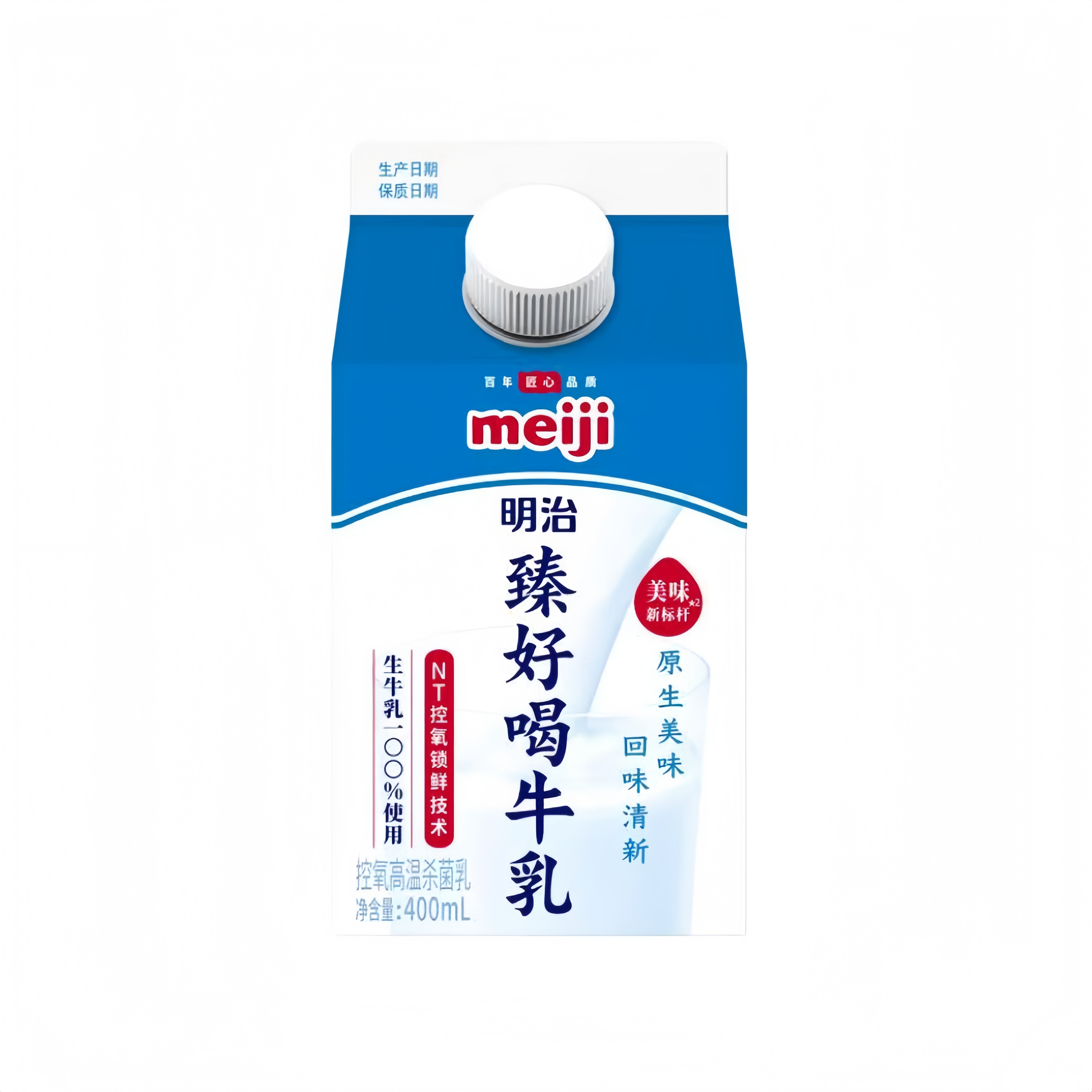 明治臻好喝牛乳400ml/盒