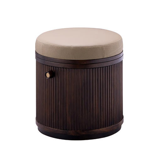 【新中式-茶凳KD-Y-T6803】黑檀/茶室/客厅/妆凳/茶凳 商品图0