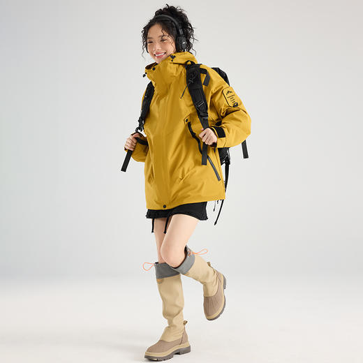 【反季清仓，限时钜惠】SIIJJEYY枝辑冬季外套男女三合一可拆卸2518两件套【预售3-7天发货】 商品图6