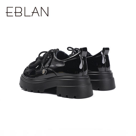 2楼伊伴2025年秋季可拆卸蝴蝶结甜酷风高跟乐福鞋单鞋B25437902 商品图3