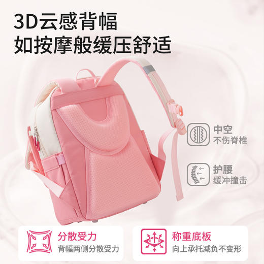 开学福利！赠送笔袋和课程表【剑桥护脊减负书包】小虫家新款儿童书包小学生女孩一二三五六年级轻便护脊大容量男女童背包 商品图1