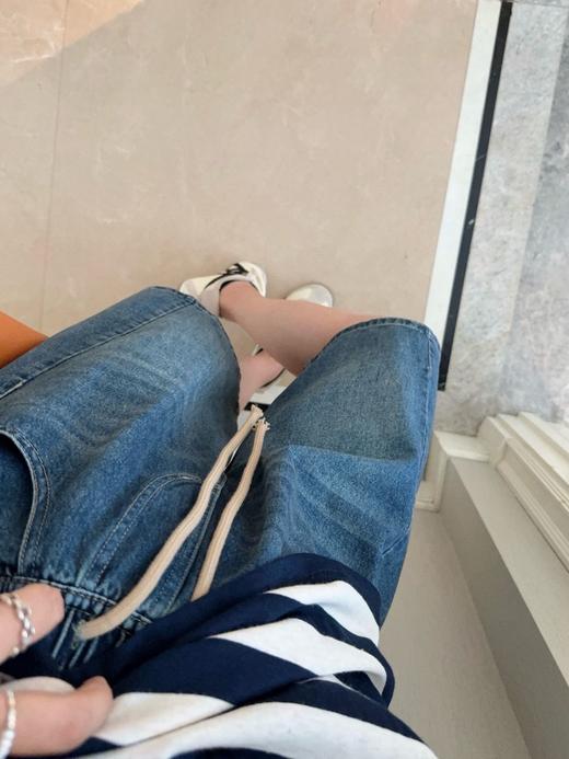 女款宽松 五分裤牛仔裤 软牛仔中裤 DK394 商品图3