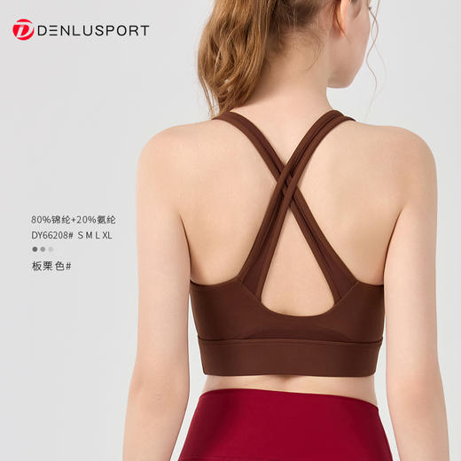 爆款欧美性感美背交叉吊带运动透气高强度防震上衣  DY66208 商品图4