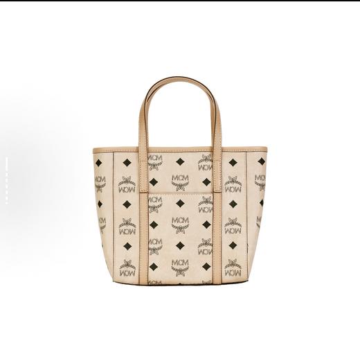 MCM Toni Visetos 经典老花满印菜篮子 米色 商品图0