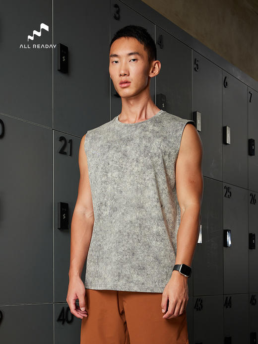 AllReaday新奇天压胶无袖圆领运动背心UN23AWCB01 商品图1