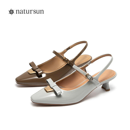 2楼natursun 25年夏季新品 时装半凉 N25273201 商品图4