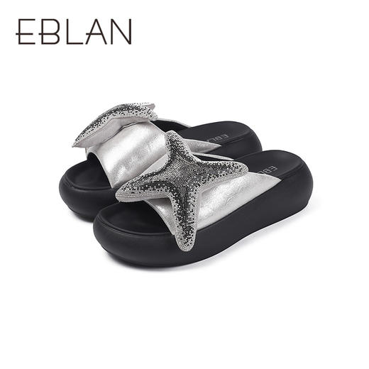 2楼伊伴2025夏季新款潮流舒适女时尚休闲鞋B25352301 商品图4