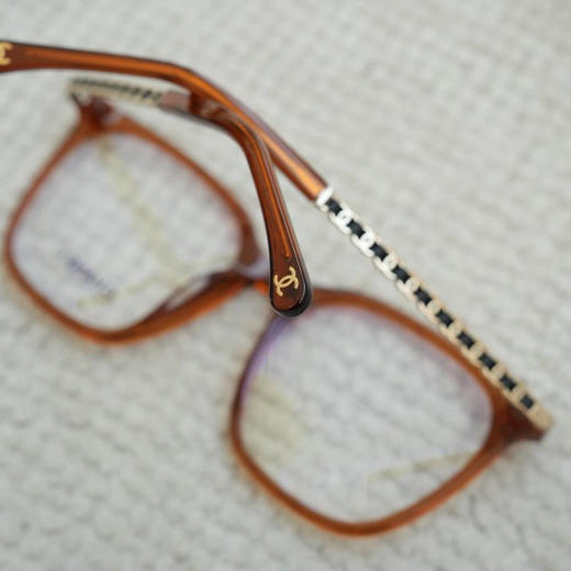 【7月29日下午14:00 秒杀】稀罕物 还是去年还是前面有卖过一款 今年再多出来一些尾货 女款超轻防蓝光平光架 小香家的 小羊皮编织链镜腿 近视眼镜架/镜框 商品图14