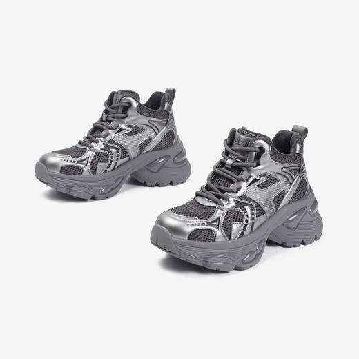 2楼伊伴2024冬季女时尚休闲鞋潮流舒适女鞋B24648801 商品图6