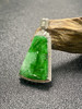 【FC0057】18K金镶嵌翡翠阳绿山水牌吊坠 水润光泽 色泽阳绿 款式美观 商品缩略图2