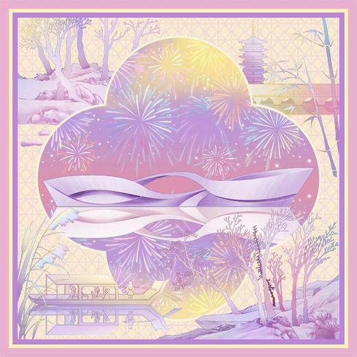 垂虹丝意方巾 商品图2