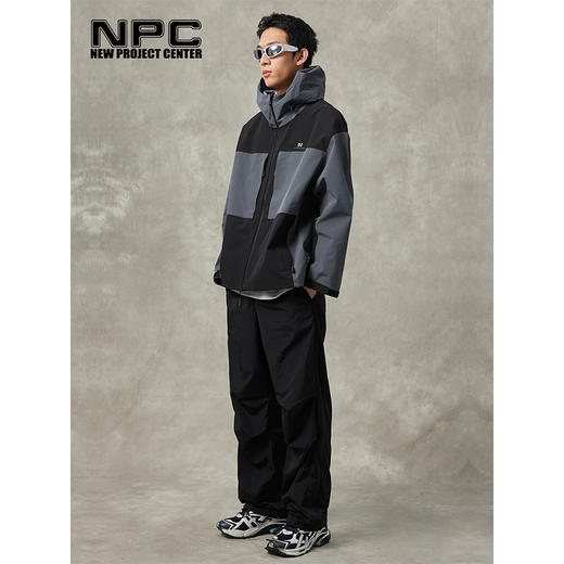 NPC潮牌户外特氟龙三防全压胶冲锋衣运动撞色外套夹克NP36TJ17 商品图1