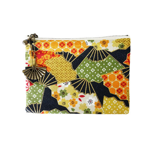 HUJI祤集Komon收纳包风の花花扇 商品图0