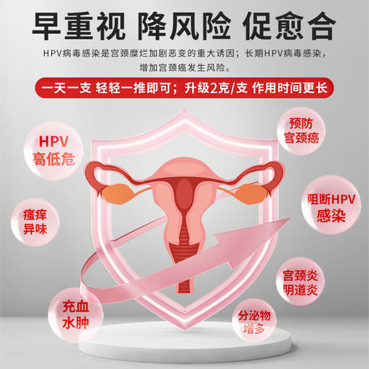 【会员专享】她丽康 医用妇科凝胶（HPV）抑菌正品宫颈糜烂炎症hpv病毒干扰素 商品图6