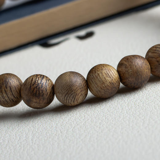 xy0482沉香+南红回纹珠绿松石手串 商品图6