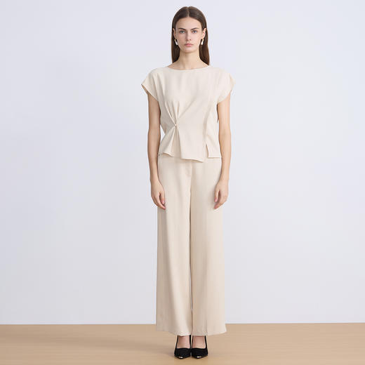 EITIE爱特爱夏季新款设计感小众修身气质小上衣7813507 商品图1