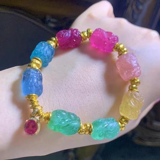 34.49g碧玺手链 商品图0